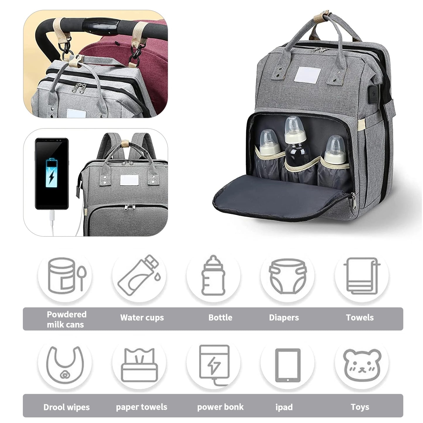 bolsa berço multifuncional - para todas ocasiões