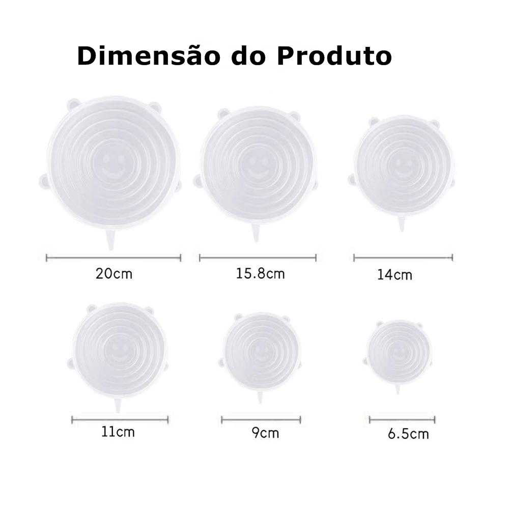 Tampa De Silicone Universal