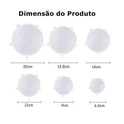 Tampa De Silicone Universal