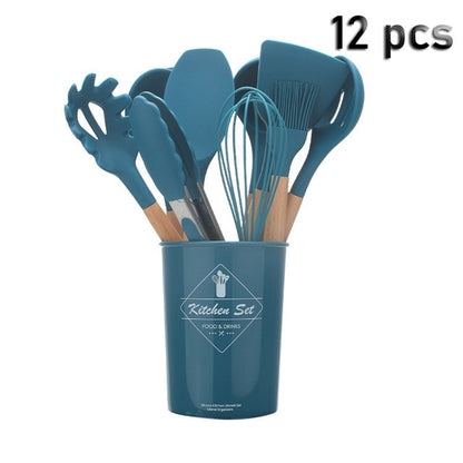 Kit de Utensílios de Silicone